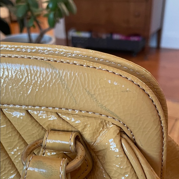 Vintage Isabella Fiore Yellow Quilted Bag Think Spring! - Picture 11 of 11